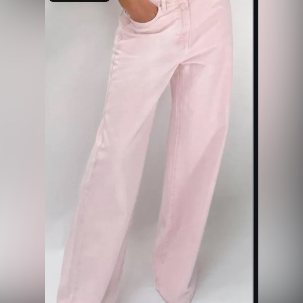 Light Pink zara jeans- great condition-usa 6
